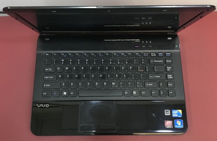 لپتاپ استوک سونی نسل یک مدل SONY VAIO VPCE CORi5 M460 N1/RAM8/SSD256/VGA 2 GB/LCD 14