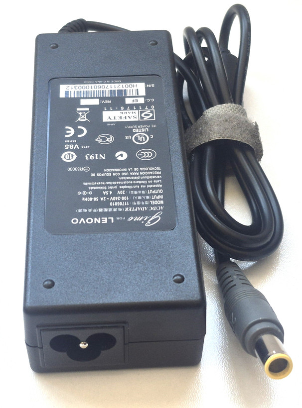 شارژر لپ تاپ لنوو 20V-4.5A سرکانکتور 5.0*7.9 وات 90